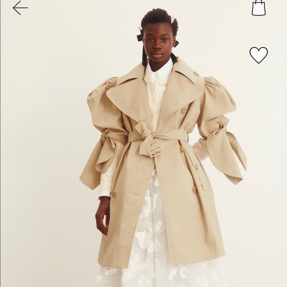 Simone Rocha x H&M Puff-sleeved Trenchcoat